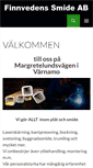 Mobile Screenshot of finnvedenssmide.com